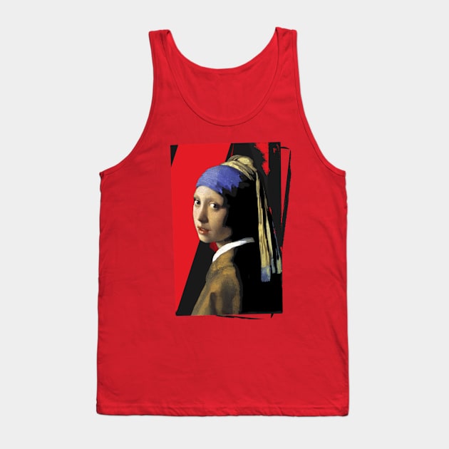 The girl with the pearl earring (modern2021) Tank Top by CB_design